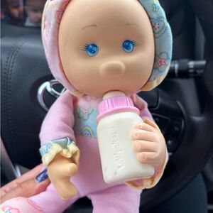 Adorable Pink Baby Doll with Bottle